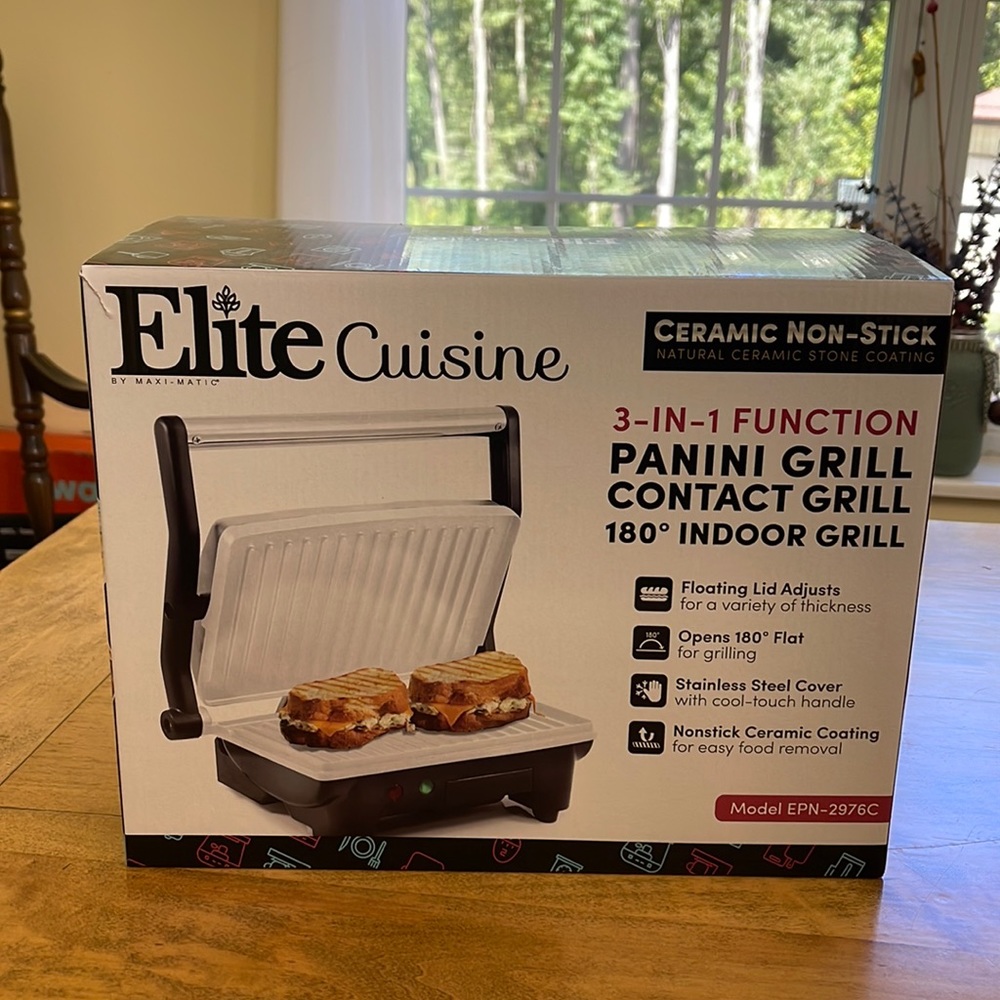 Panini Press and Grill